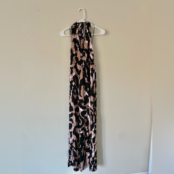 NWT Diane Von Furstenberg Floral Halter Jumpsuit - Picture 5 of 11